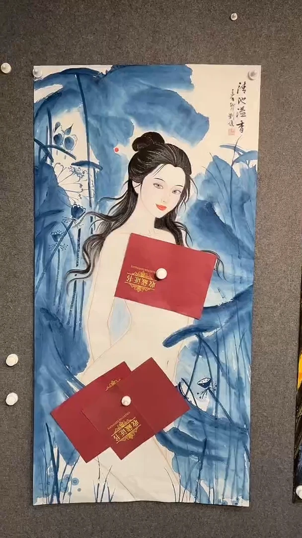 国画刘俊老师四尺
