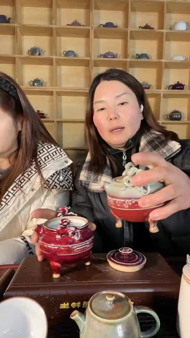 【闪购商品】摆件土魂钧瓷 虎贲壶