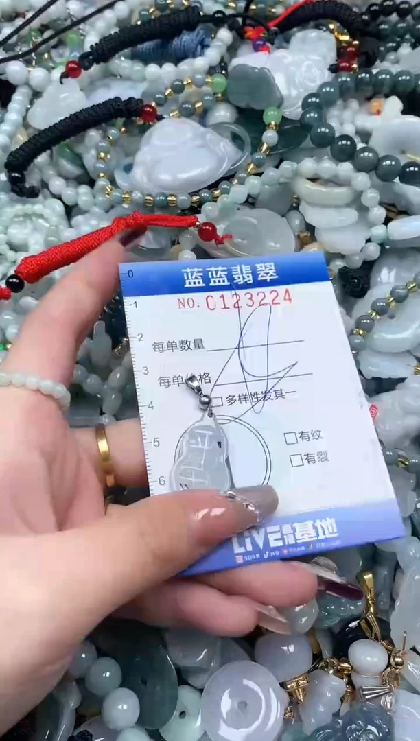 【闪购商品】翡翠颈饰未镶嵌闪购0123224多样性发其一