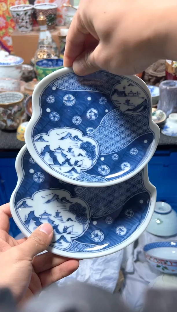 瓷片饭*夏目海外回流瓷器中古品。