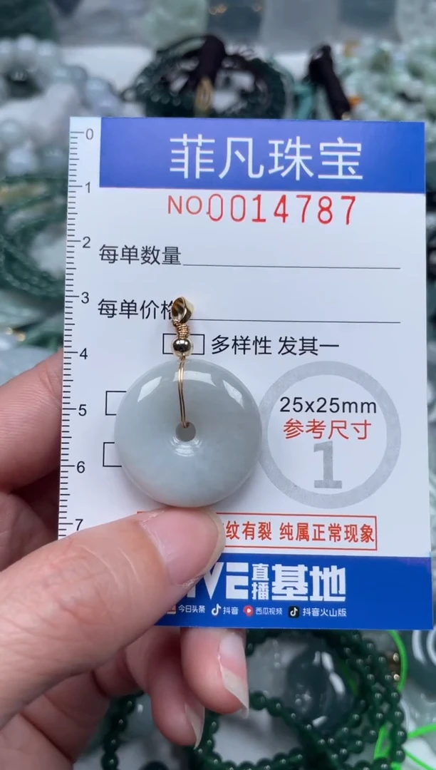 颈饰未镶嵌翡翠14787