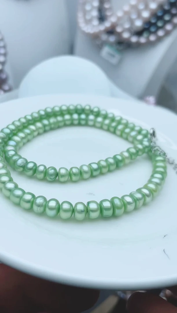 【闪购商品】淡水珍珠颈饰钛钢1