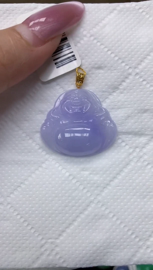 翡翠18K金镶嵌颈饰1111111111