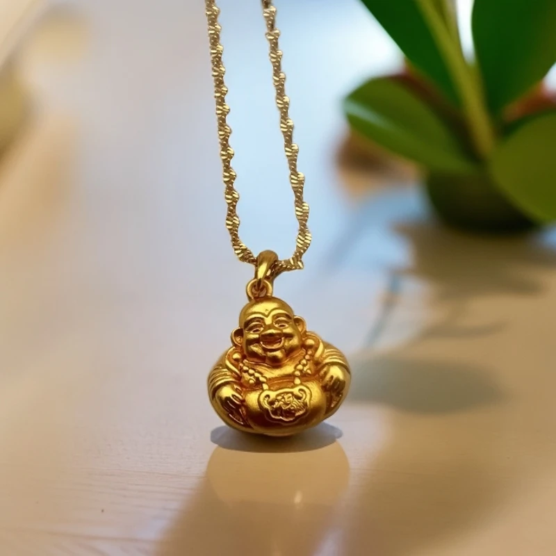 【七七专属】精美宫廷风合金大肚佛吊坠DZ62029赠合金链