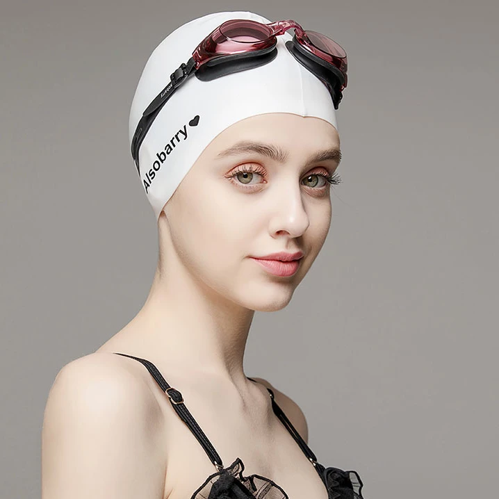 男女通用高清防雾防水游泳眼镜可更换鼻架专业潜水装备