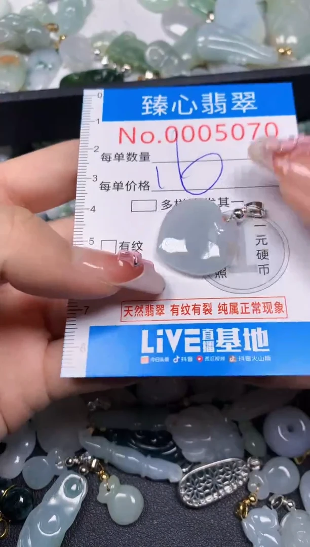 【闪购商品】翡翠颈饰未镶嵌含绳0005070