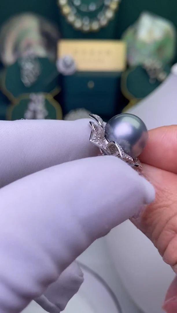 【闪购商品】海水珍珠颈饰银S925镶嵌13-14