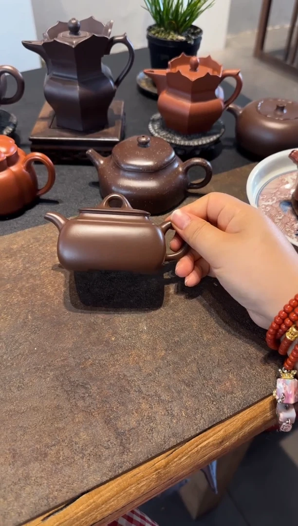 茶壶紫砂长四方 紫砂壶