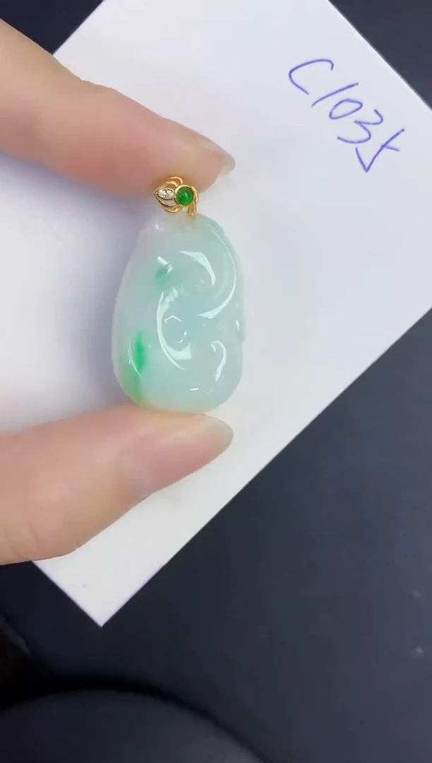 颈饰未镶嵌翡翠缅甸天然翡翠A货