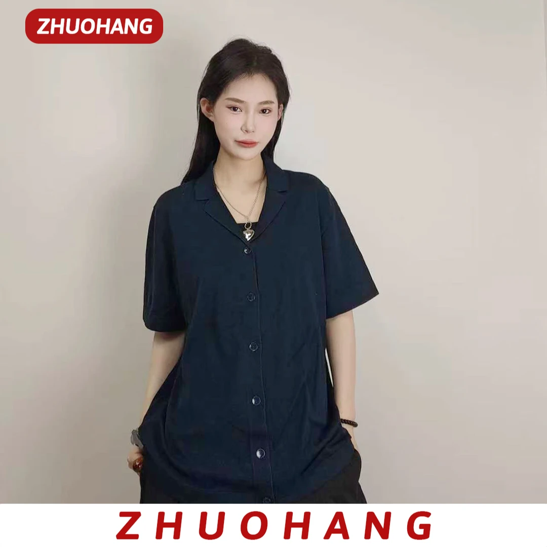 ZHUOHANG—T恤开衫宽松提花小香风气质时尚休闲秋季圆领百搭