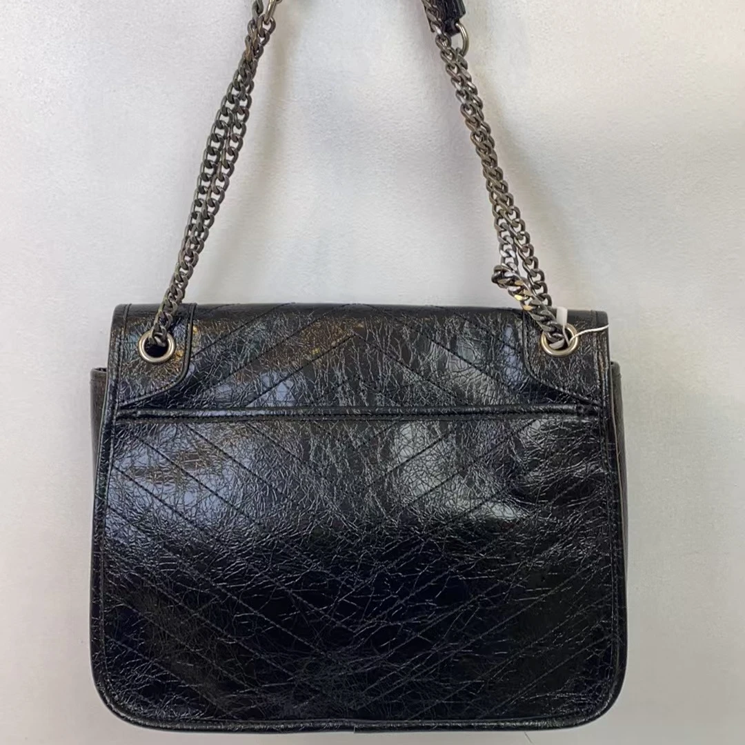 简约百搭高级感2025新大容量女包H6004黑