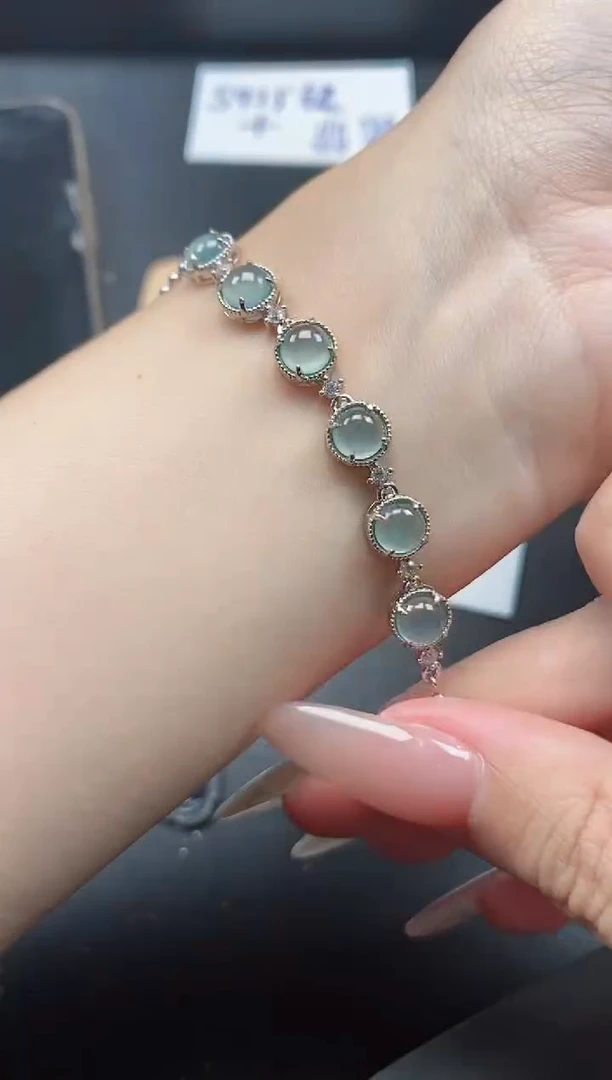 银S925镶嵌戒指翡翠5151-5