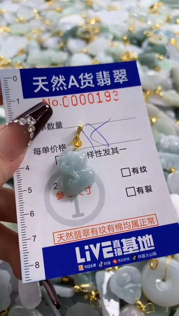 颈饰未镶嵌翡翠天然A货翡翠