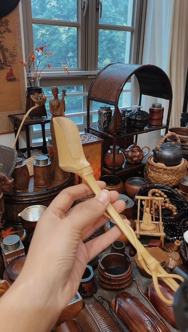 竹子绕枝精品茶铲