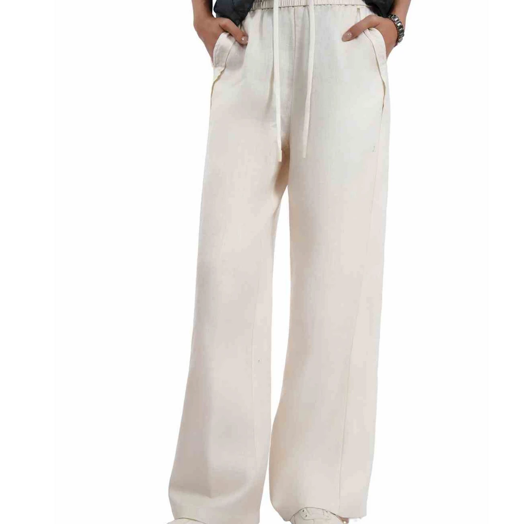 裤子女款爆款2025新款休闲裤女休闲风松弛感女装女裤贵气简约长裤