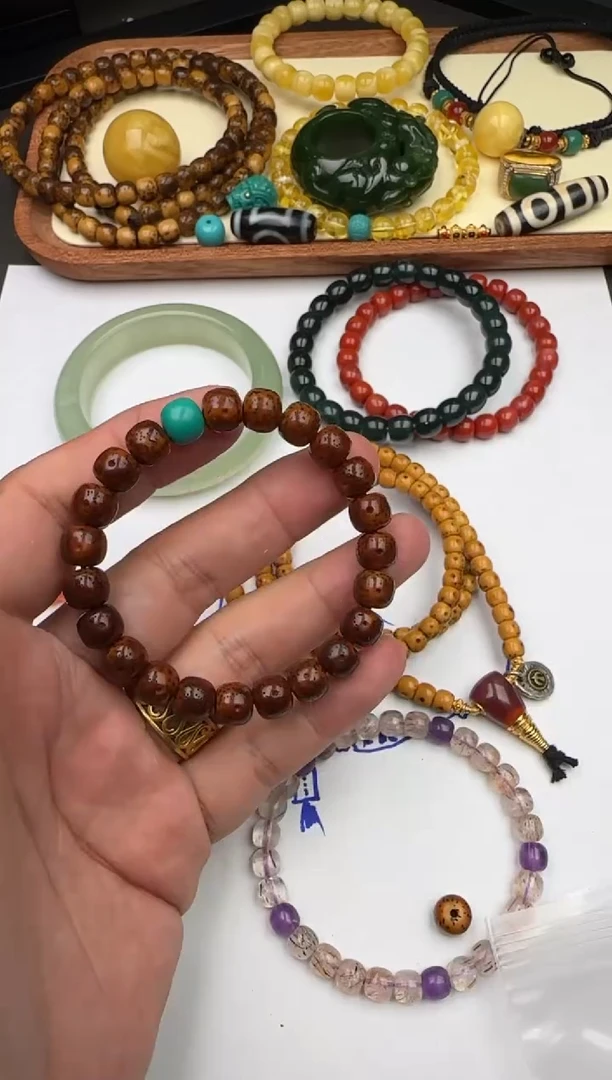 手串星月菩提晚上好呀