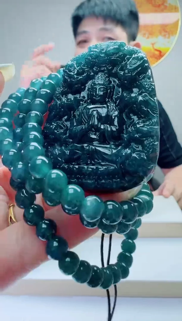 翡翠未镶嵌颈饰多样性随机发其一