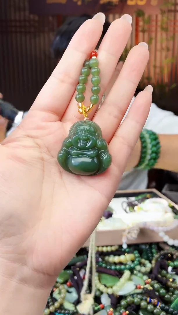 颈饰未镶嵌和田玉拍一发一多样性发货35