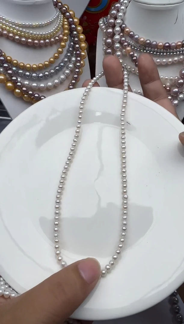 淡水珍珠未镶嵌颈饰1