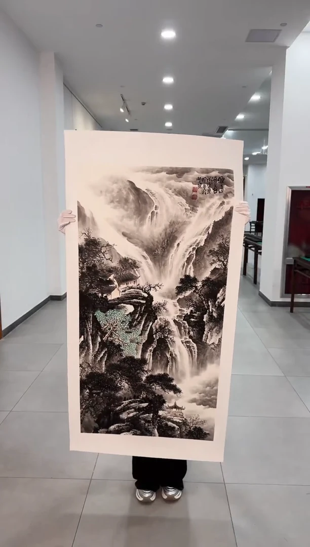 国画82送书众合郝凤先老师作品