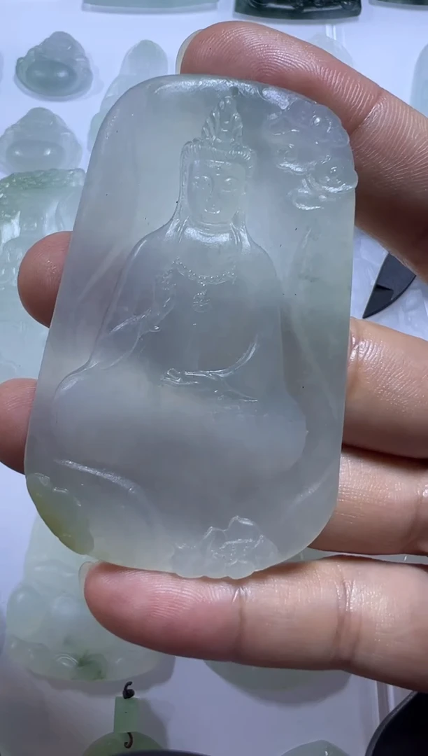 未镶嵌定制翡翠牌子