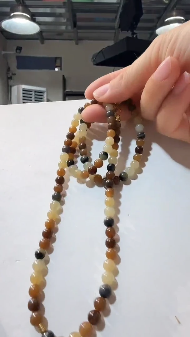 项链未镶嵌和田玉优0436 约6mm