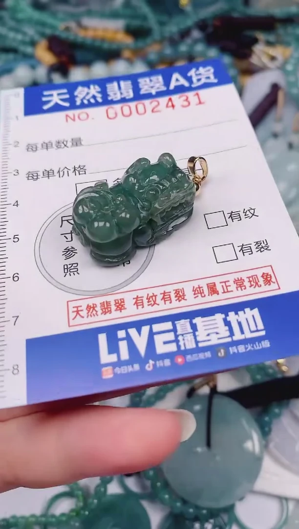 颈饰未镶嵌翡翠00002431