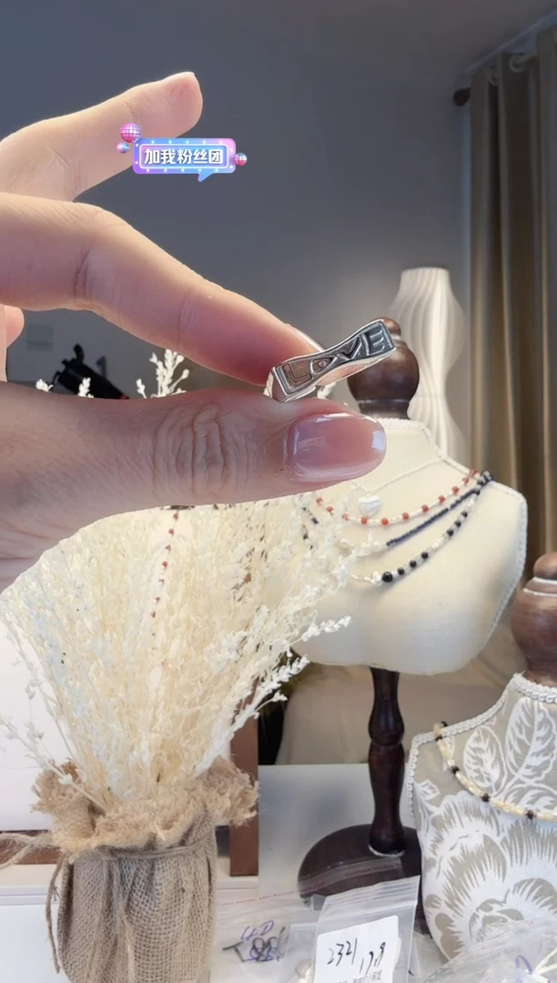 无925银可***?007 蝴蝶结纯银戒指