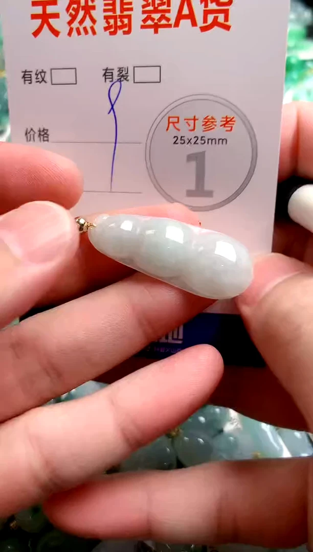 翡翠未镶嵌颈饰13004601