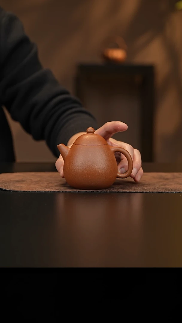 【闪购商品】紫砂茶壶允禾斋wzht 宝山红泥 龙蛋 180c