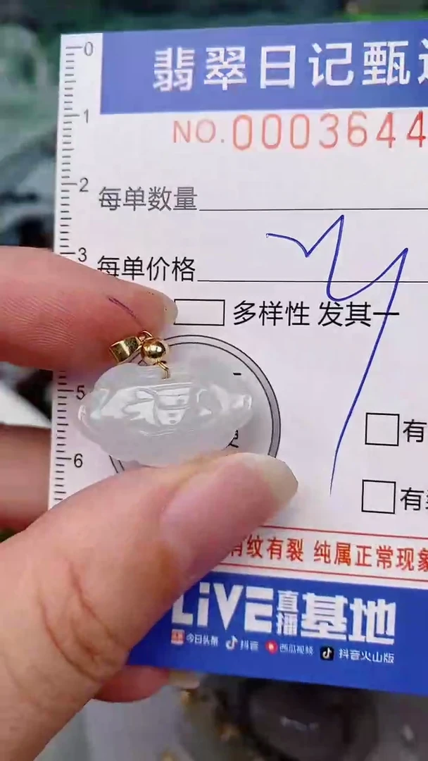 翡翠未镶嵌颈饰00003644