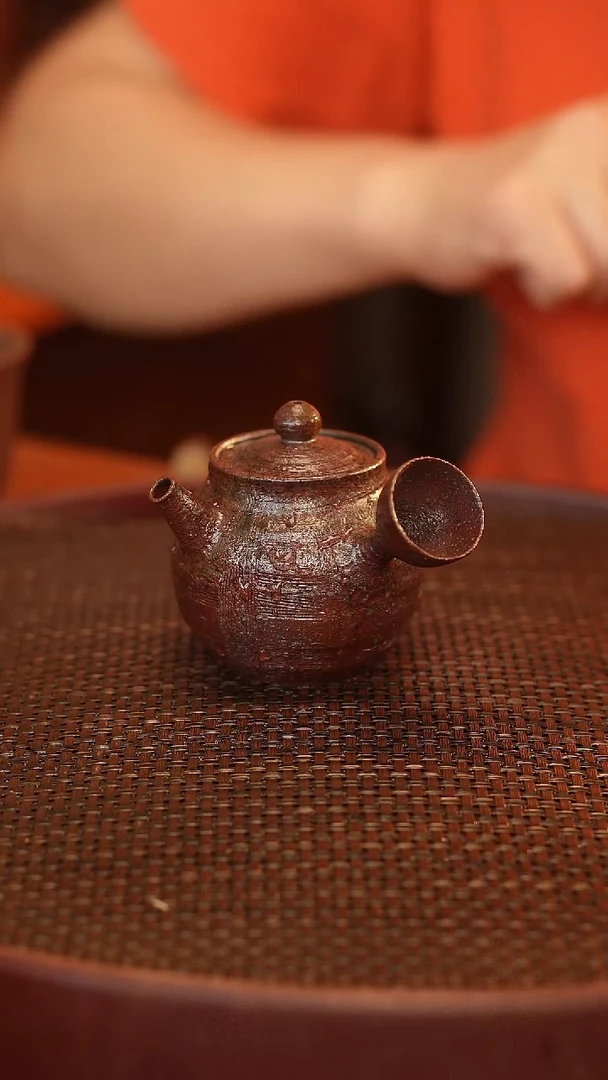 茶壶紫砂柴烧   120cc