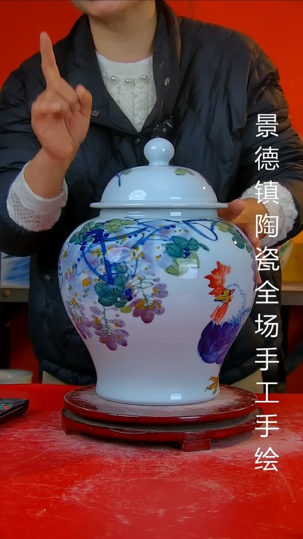 摆件陶瓷景德镇陶瓷 全场手工手绘