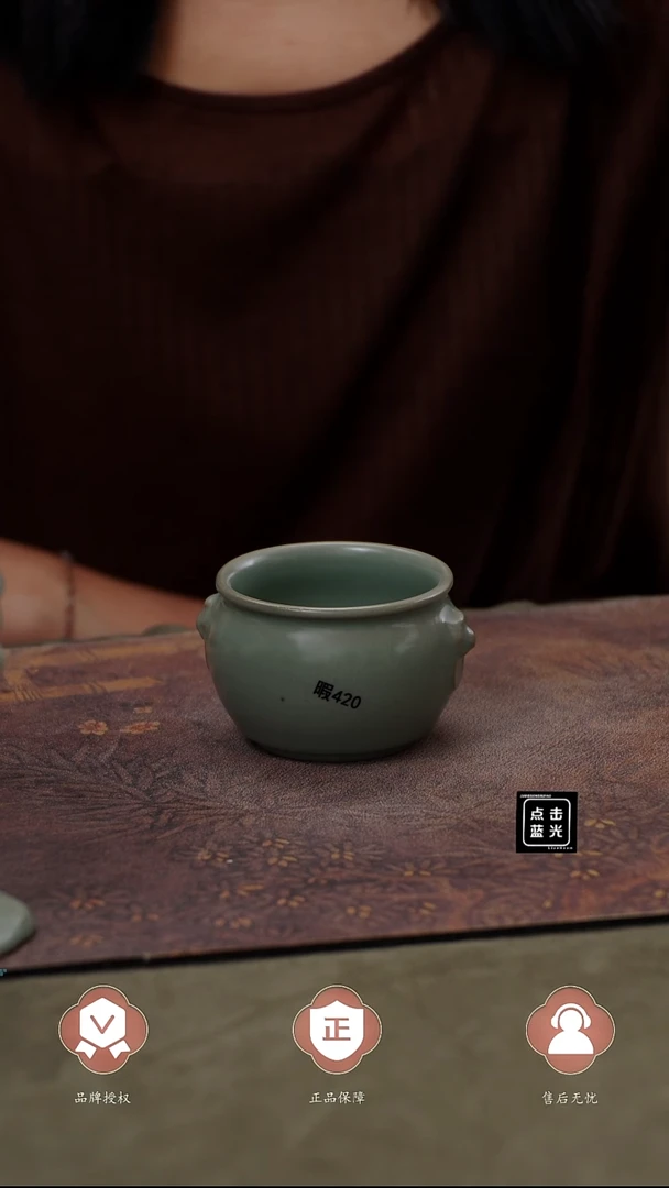 瓷片瑕虎头缸杯...........