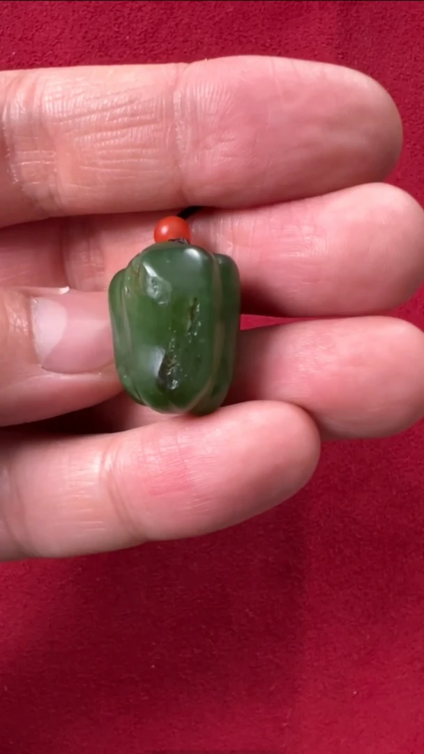 【闪购商品】和田玉挂件未镶嵌新疆碧玉交好运吊坠