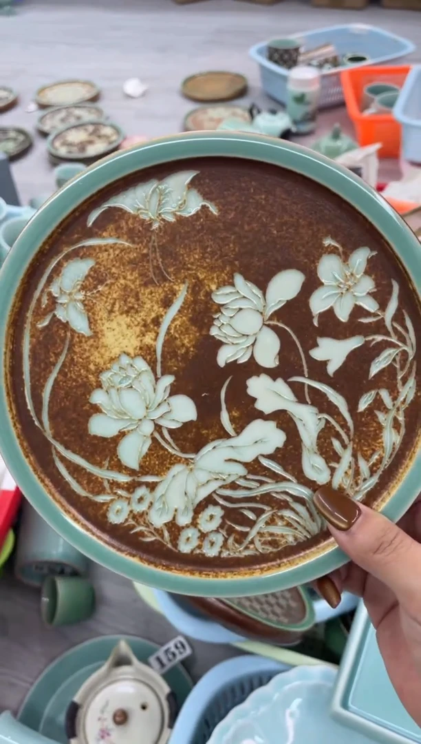 瓷特价福利 微瑕 慧仙青瓷