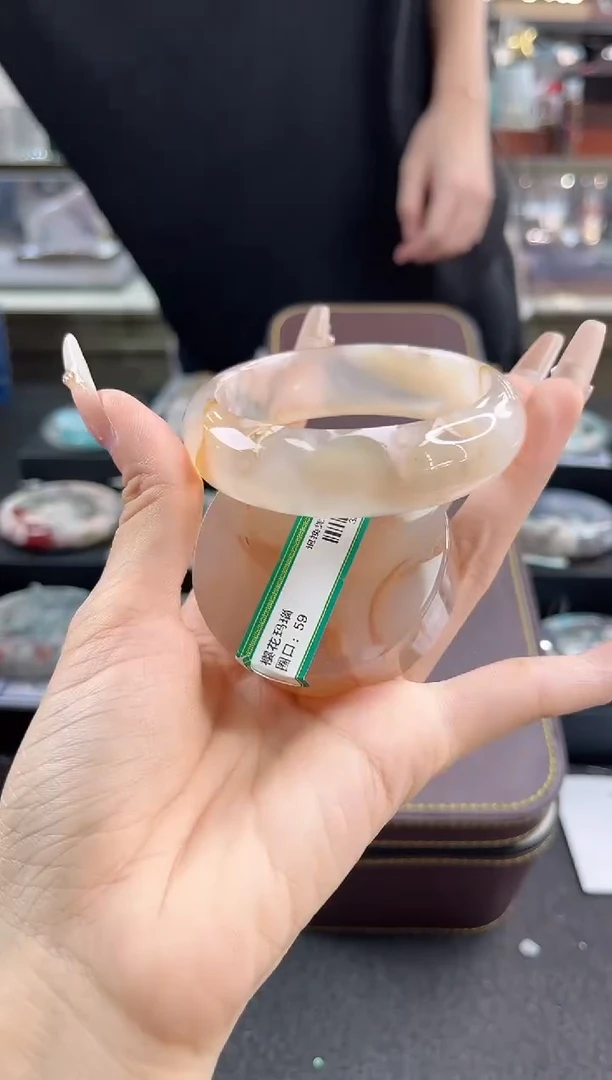 未镶嵌手镯石英质玉59圈口 （赠品镯心）385547