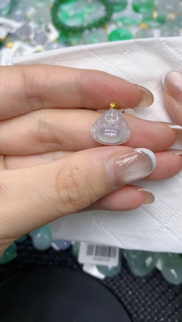 颈饰18K金镶嵌翡翠11111111