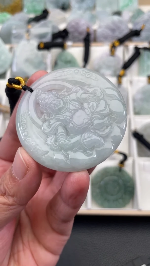 颈饰未镶嵌翡翠天然缅甸翡翠A货409