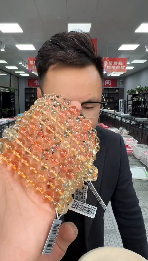 【闪购商品】水晶手链未镶嵌B88GCK755约9mm多样性发一件