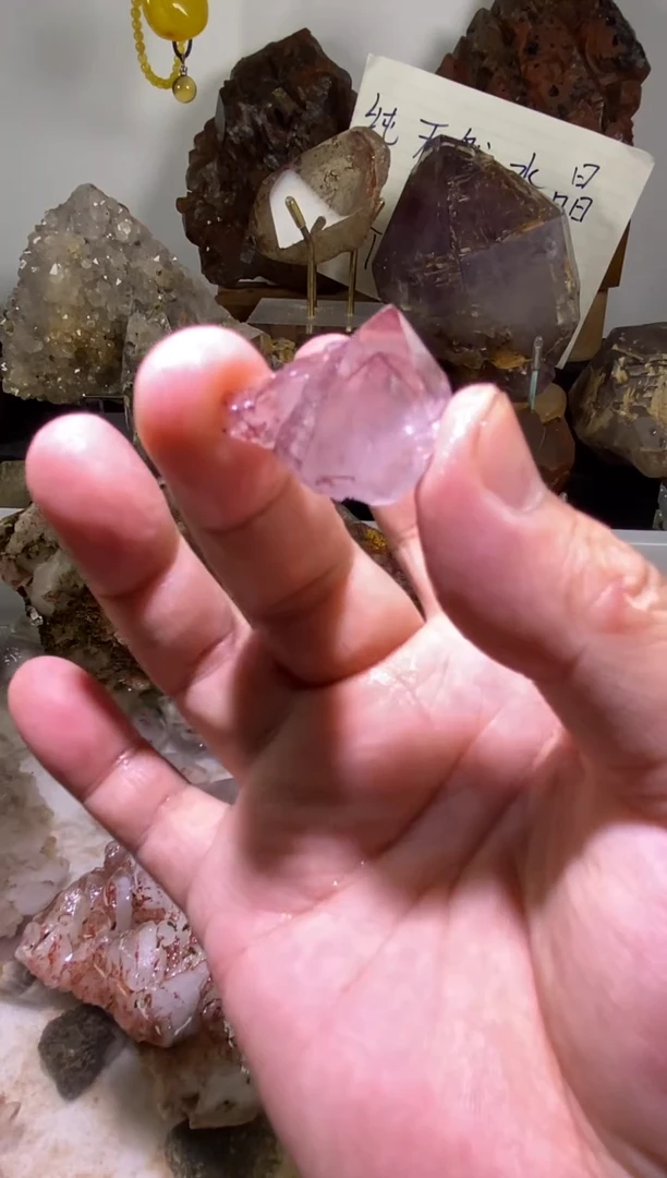 未镶嵌珠宝半成品水晶147号四川超七花园水晶