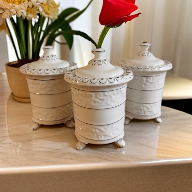 【迪拉生活用品店推荐】茶叶罐轻奢家用储物罐简约创意带盖茶叶罐