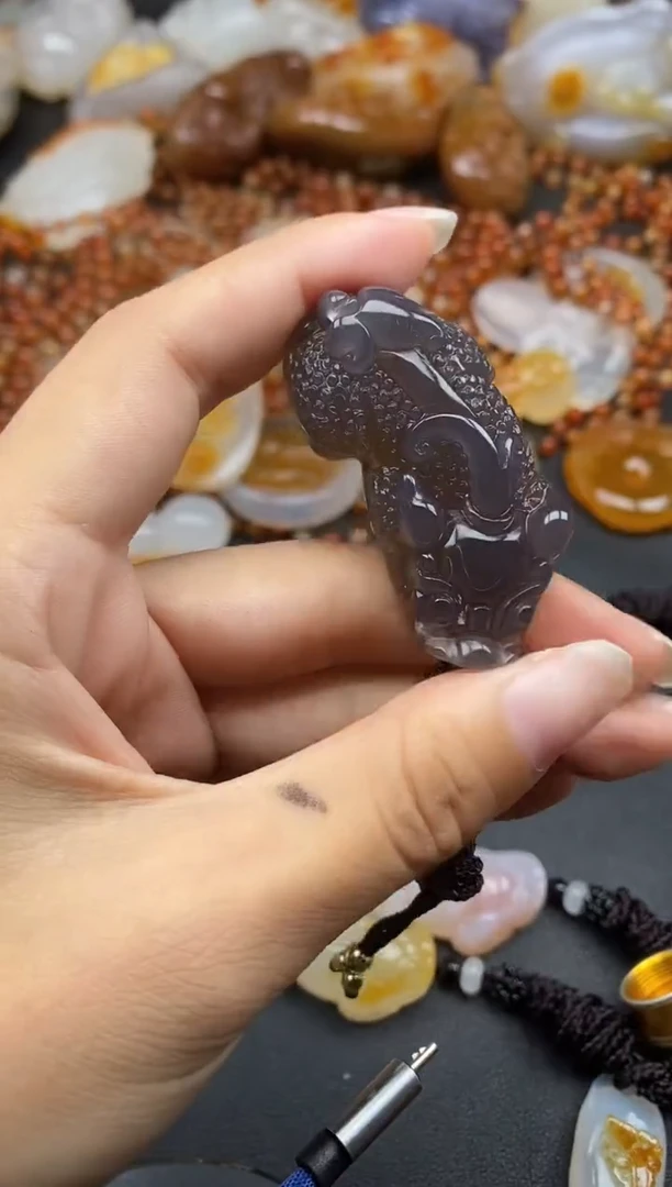 未镶嵌1玛瑙/玉髓平*ll