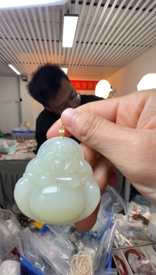 和田玉未镶嵌吊坠(不含链)和田玉佛公