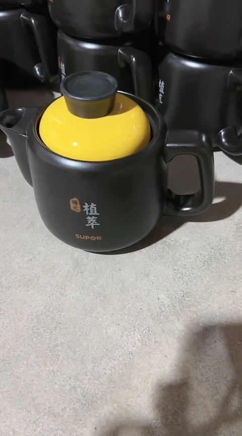 瑕疵2.0黑色养生壶