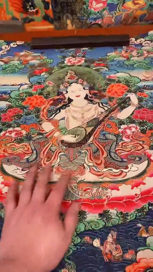 装裱画精美唐卡tk16005