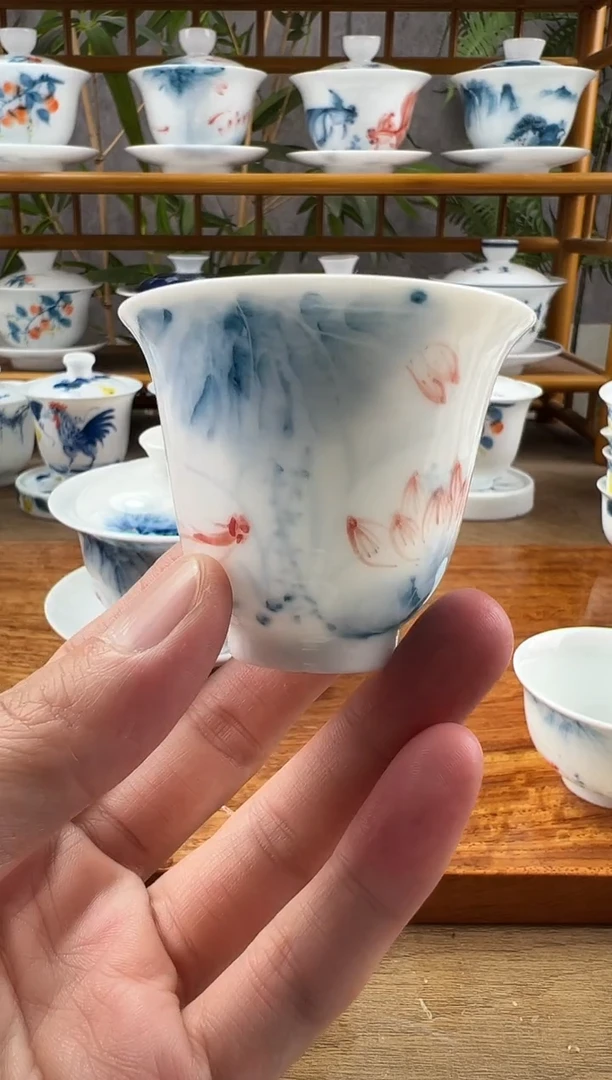 【闪购商品】微瑕蓝莲主人杯60cc一个