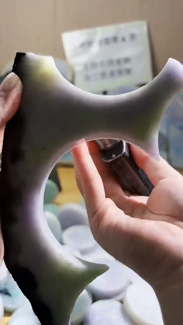 翡翠未镶嵌颈饰翡翠A货 温谭007