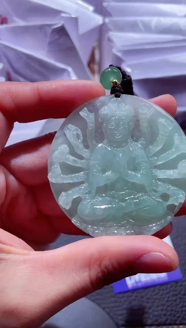 颈饰未镶嵌翡翠00008174千手