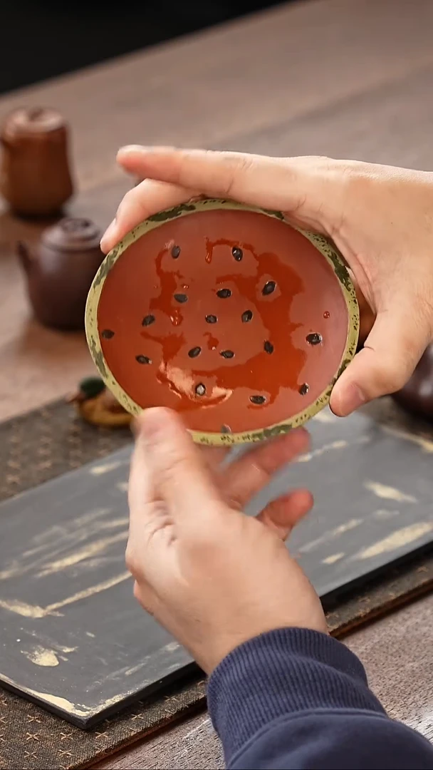 茶壶紫砂西瓜壶承